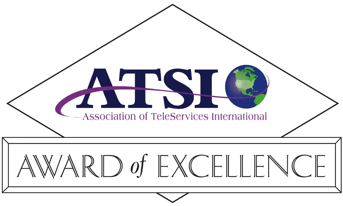ATSI award logo—emblem recognizing excellence in customer service